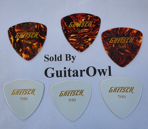 Gretsch thin guitar picks - thin,